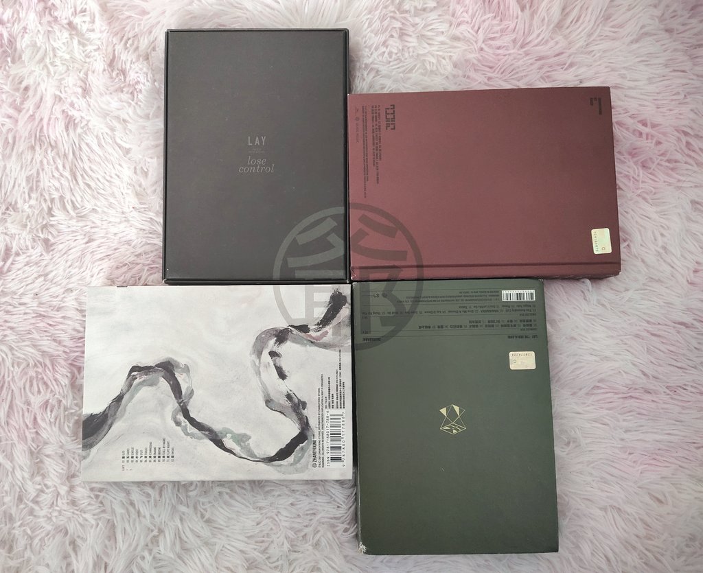 zslayxings's tweet photo. no video because im sucks in unboxing but here we go, the circle is finally completed 🎊💕 @layzhang @lay_studio https://t.co/dxK27gYXOT