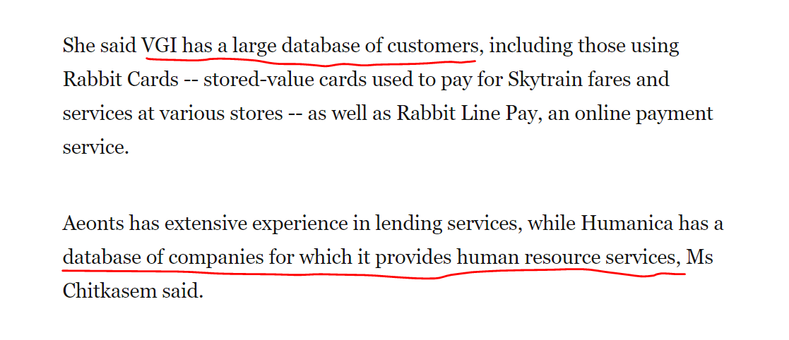 #GDPR #PDPA

Out-of-home media service operator #VGI to launch #RabbitCash a lending service for those who feel they have no choice but to resort to #loansharks 

and they have databases... 

bangkokpost.com/business/21325…