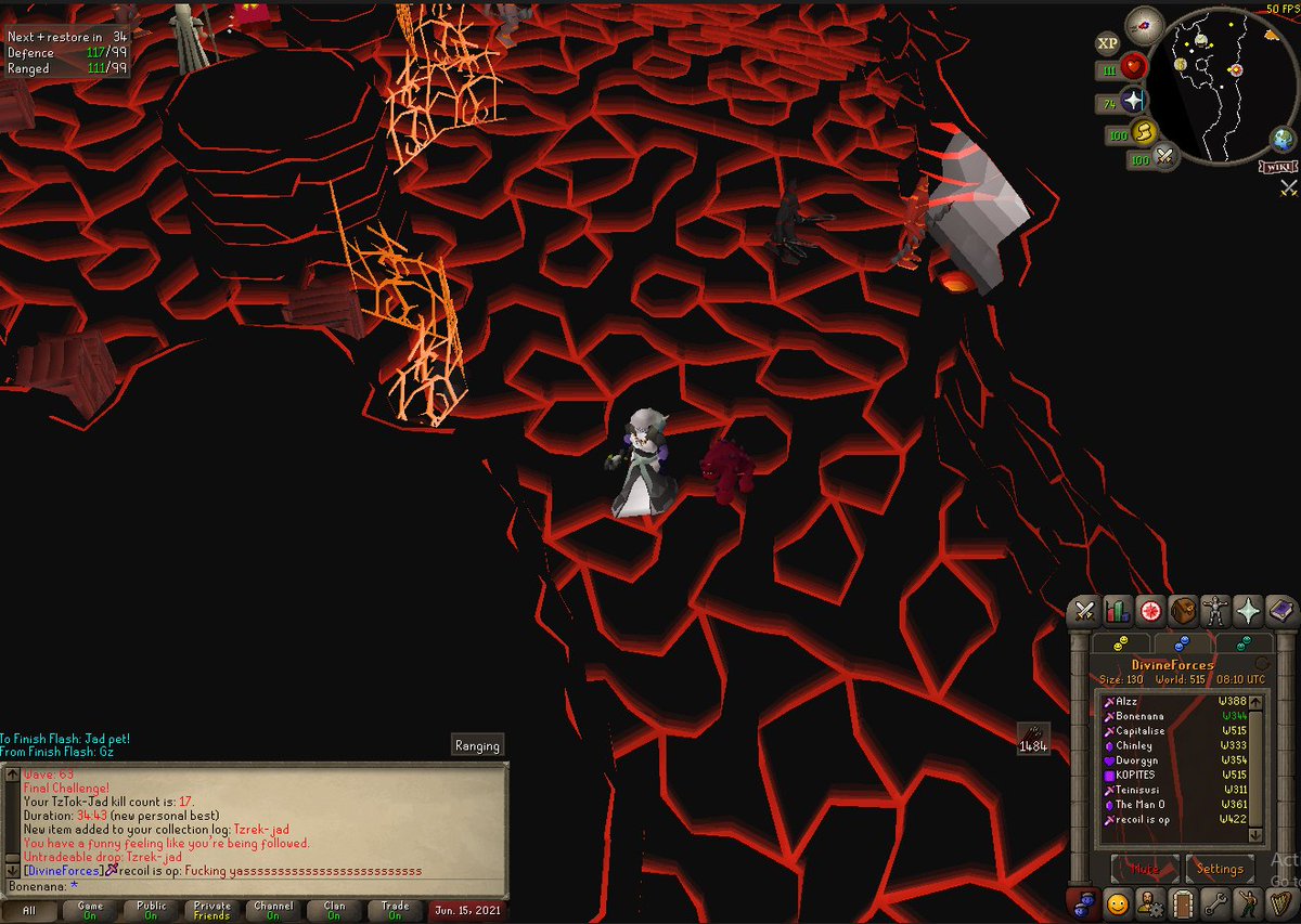 numeropapapalv1's tweet image. Worth getting my firecape back while i grind the inferno #osrs