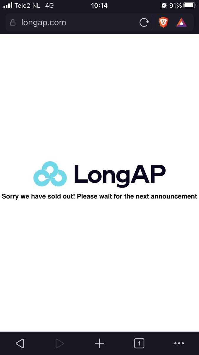 thomhjt's tweet photo. @LongAPcom The site was offline and now it’s sold out what a joke https://t.co/hjEJGtwcUk
