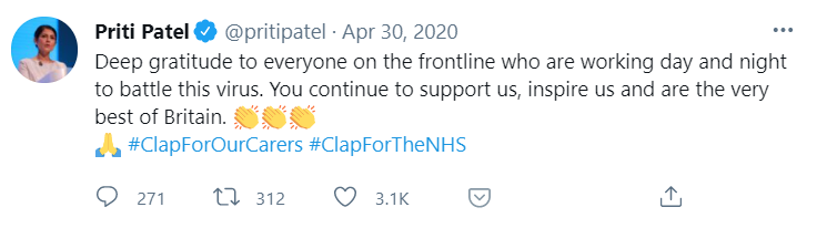 Angela Rayner tweet media