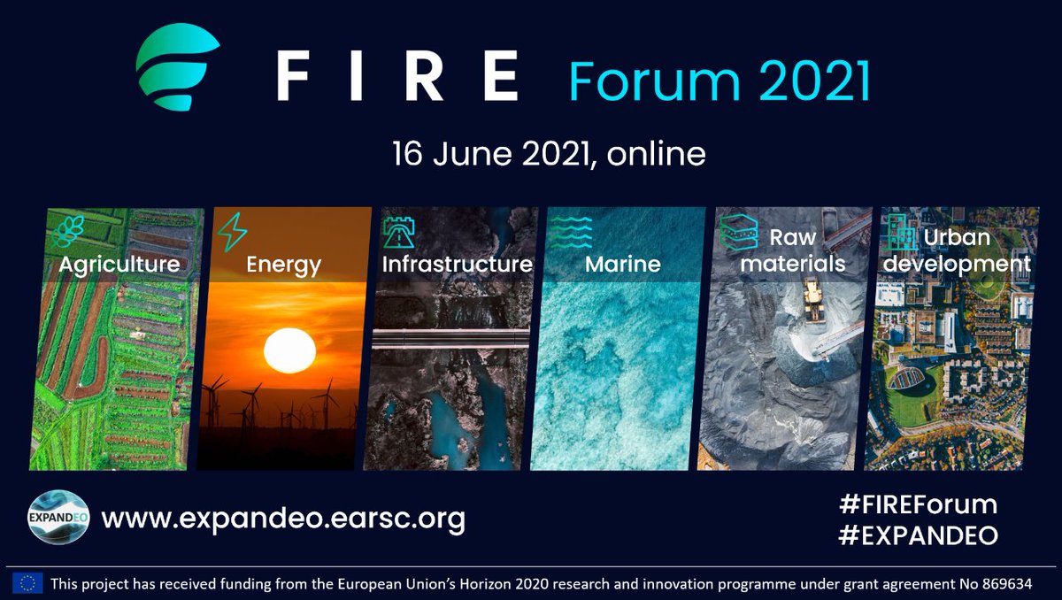 🤩 #FIREForum starts tomorrow at 10.00 CEST❗️
Are you ready for intensive discussions, discovering  #MarketTrends & #UserNeeds, #connecting with (new) partners? Join us & 📢make your voice heard! 
⏰Last call for attendees: expandeo.earsc.org
#WhereTheMarketMeets #EXPANDEO