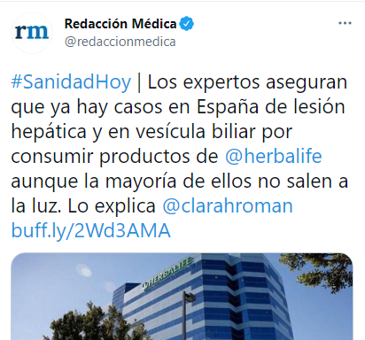 bicicletagris's tweet photo. Secta de Herbalife: ¿QUIERES SER TU PROPIO JEFE? YA SÉ QUE TIENE PINTA DE ESTAFA PIRAMIDAL, PERO ES OTRA COSA MUY DISTINTA. CONSUME NUESTROS PRODUCTOS, ADELGAZAS MUCHÍSIMO, NO TIENE NADA QUE VER CON QUE PRÁCTICAMENTE DEJES DE COMER Y TE REVIENTES EL HÍGADO.

Realidad: https://t.co/LoWyfeXisD