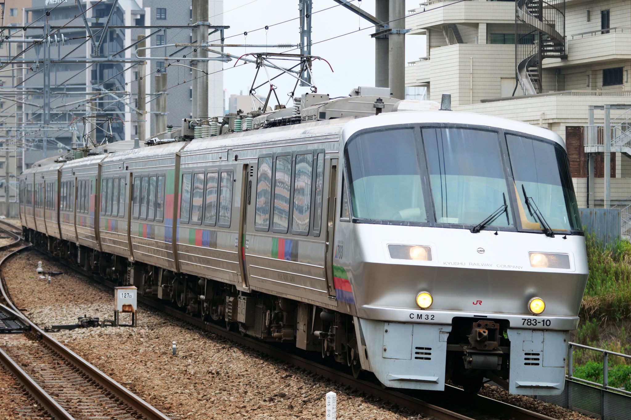 鉄道 肥薩おれんじ鉄道「銀河鉄道999ラッピング列車」が鹿児島中央へ