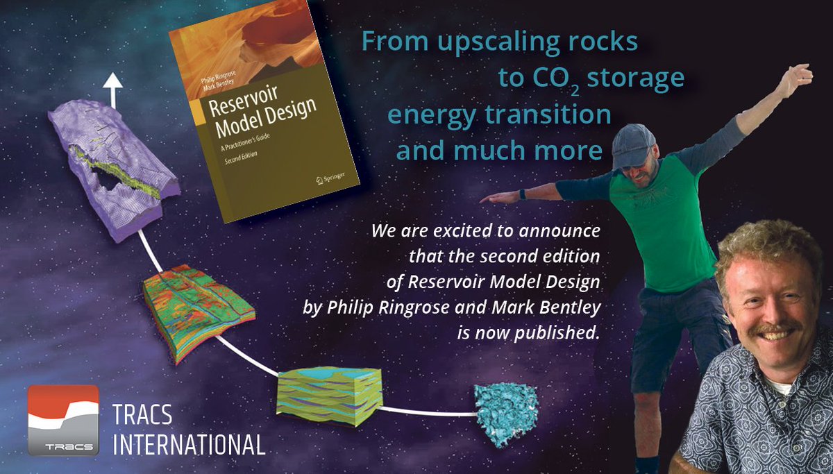 We are excited to announce the launch of the 2nd Edition of Reservoir Modelling - A Practitioners Guide by Philip Ringrose @poetpip and <a href="/MarkBentley/">MarkBentley</a>...now updated for the Energy Transition. 
tracs.com/news/reservoir…
#design #energytransition #ccs #reservoirmodelling #Simulation
