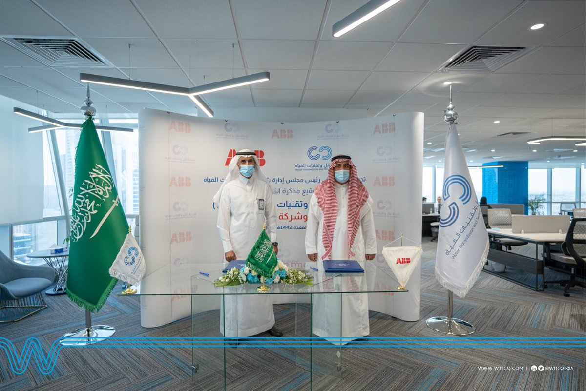 ABBinKSA's tweet photo. We signed a MoU with @WTTCO_KSA on technology expertise and knowledge transfer. As a technology leader in automation, motion, electrification, robotics and digitalization, we offer safe, smart and sustainable solutions across the entire water cycle.
@SwissEmbassyKSA @SwedeninKSA https://t.co/17dQxdmKmS