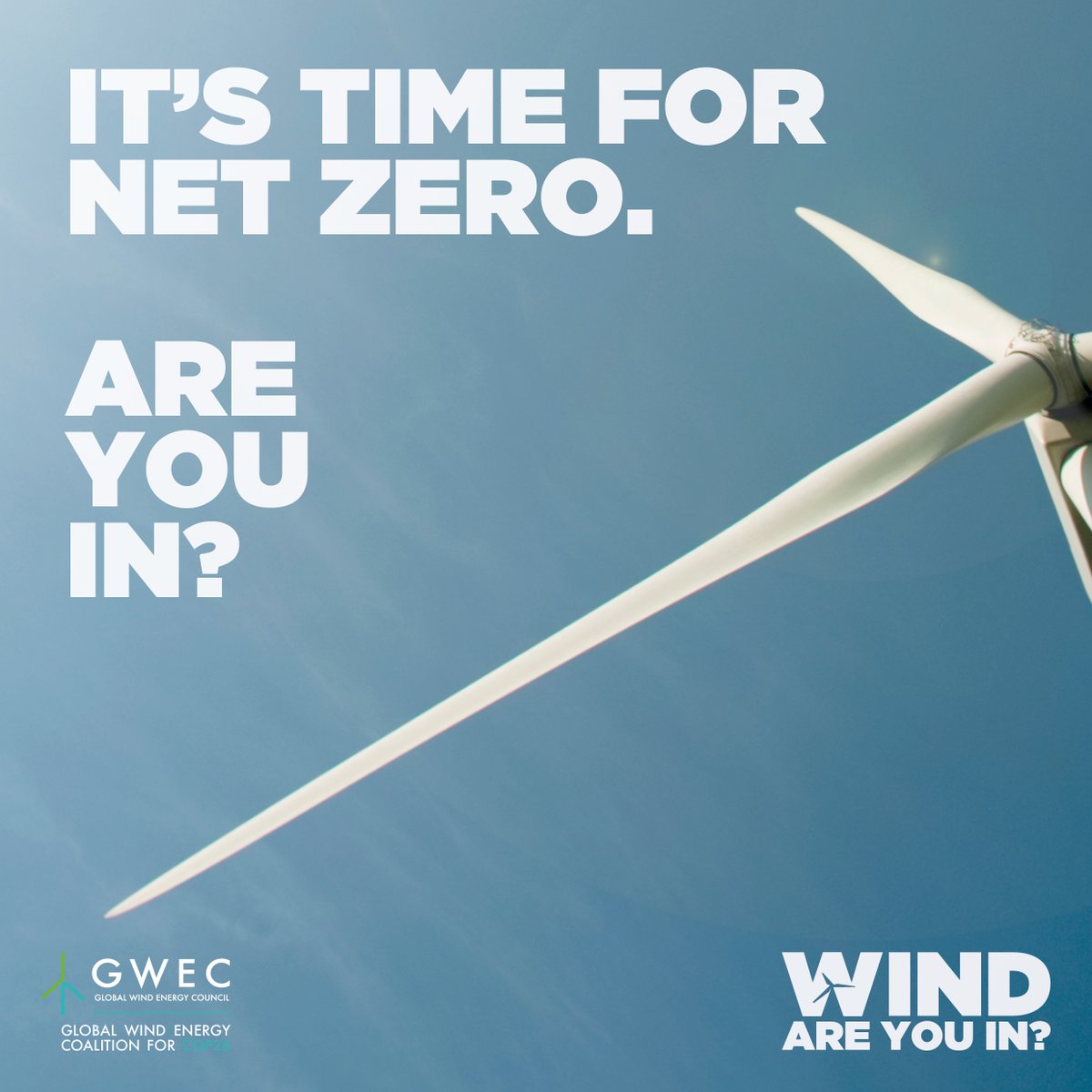 Today is #GlobalWindDay - we celebrate by supporting the launch of the Global Wind Coalition for #COP26.

Wind. Are You In?
Find out more here: buff.ly/3grGiui

#WindAreYouIn #InWithWind #WindPower #NetZero 
<a href="/GWECGlobalWind/">GWEC</a> <a href="/COP26/">COP26</a> <a href="/UNFCCC/">UN Climate Change</a> <a href="/AlokSharma_RDG/">Rt Hon Lord Alok Sharma</a> <a href="/topnigel/">Nigel Topping</a>