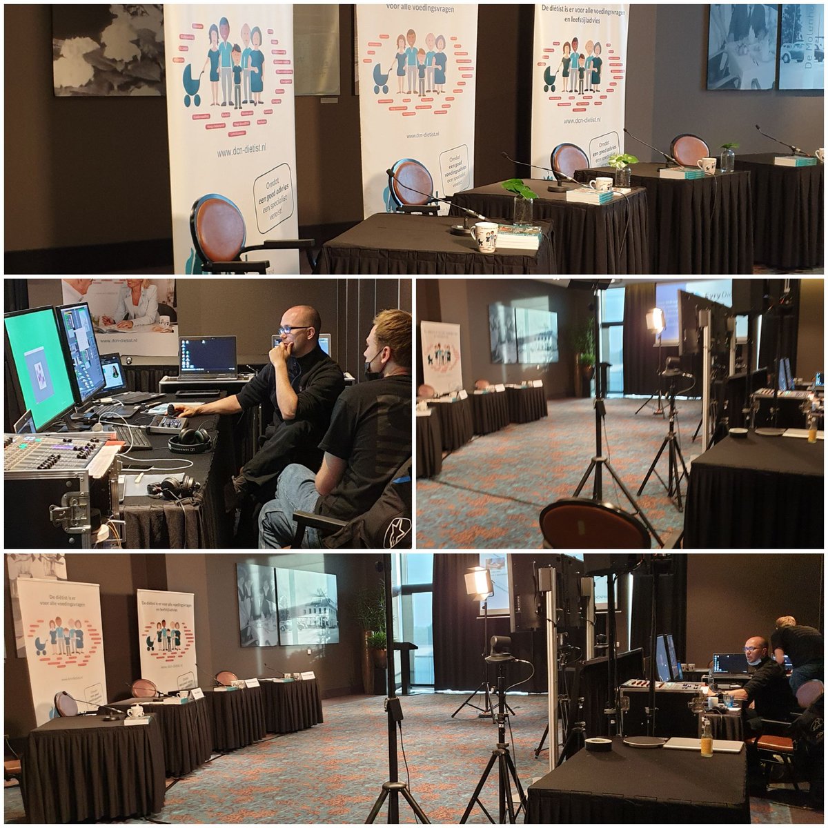 #dietistencoop techniek is klaar voor DCN Academy voor #dietisten. Begint om 13 uur