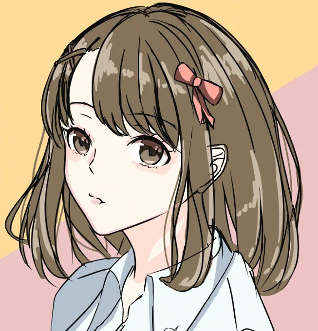 こちらでよければ
フリーアイコンとしてどうぞ😂

※ラフイラストだけど…

#フリーアイコン女の子 
#フリーアイコン 