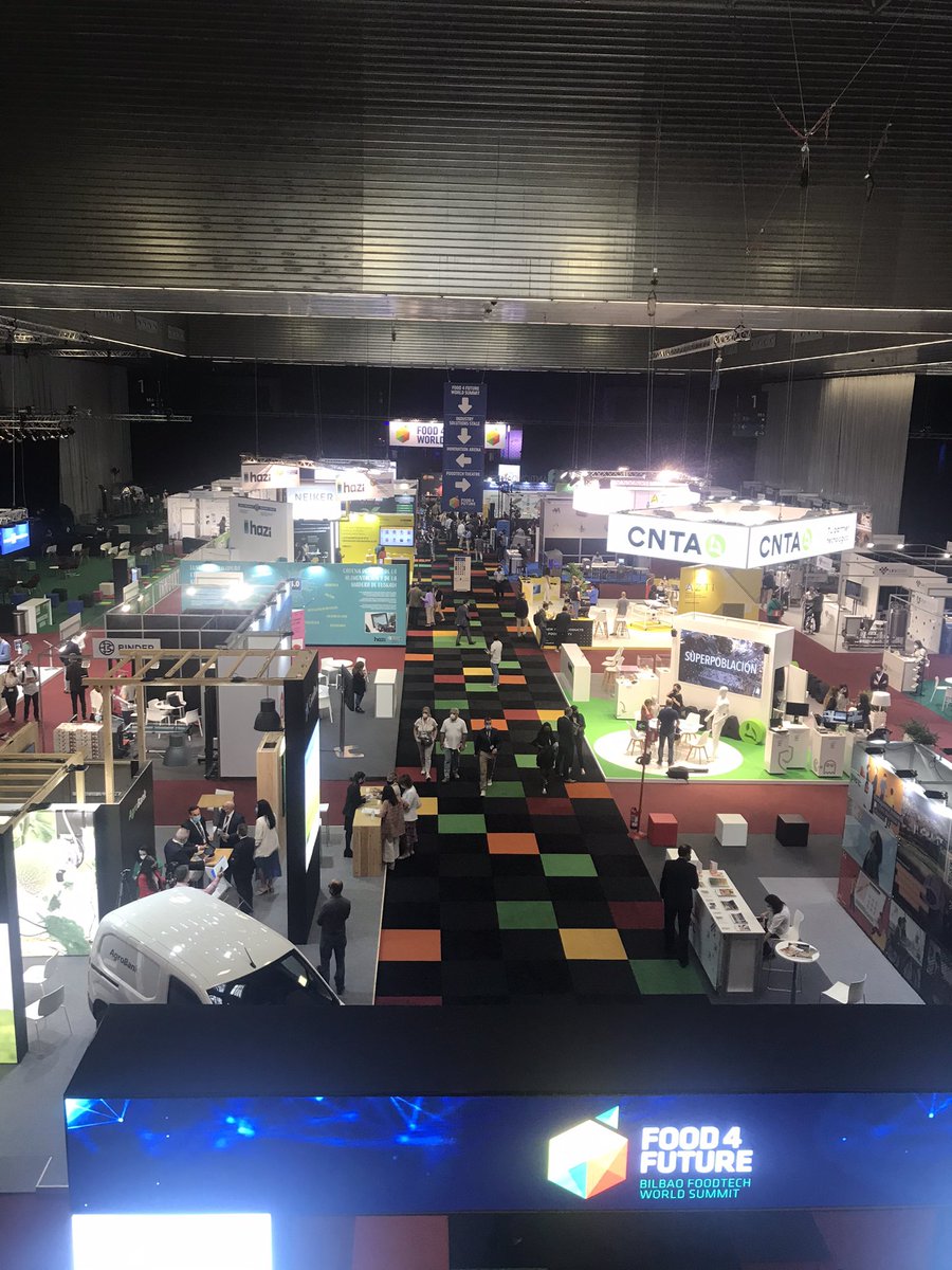 We’re live at the Food4Future event in Bilbao, Spain hosted by @expofoodtech - showcasing latest innovations & trends driving the transformation of the food industry. 🤩

Really impressed by everything that’s happening in the #FoodSector. Exciting days ahead! @azti_brta #F4F2021