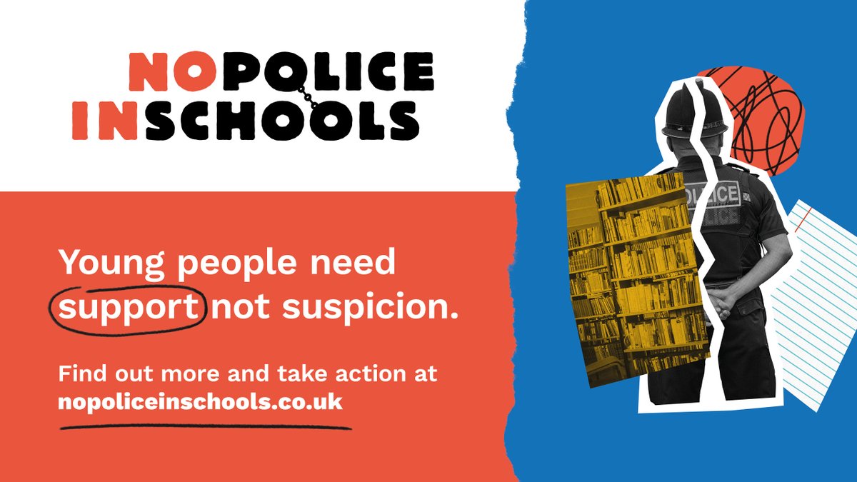 🚨 PETITION 🚨

Young people need SUPPORT not suspicion.

We are petitioning <a href="/greatermcr/">Greater Manchester Combined Authority</a> to halt plans for more police in GM's schools and to remove existing officers. 

Please SIGN the petition: chng.it/SKHYJ8Rm

Keep an eye out for more action too 👀

#NoPoliceInSchools