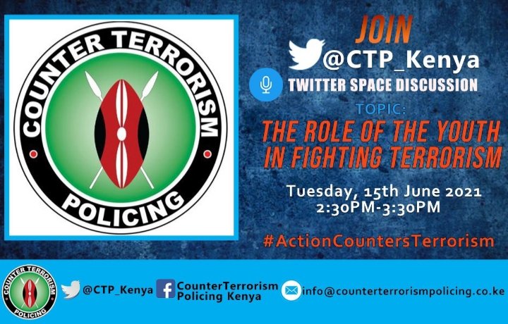 Lets tune in and join this discussion on the role of youth in fighting Terrorism. 
Boniface Mwangi Miguna Miguna Kileleshwa #AskKirubi Francis Atwoli