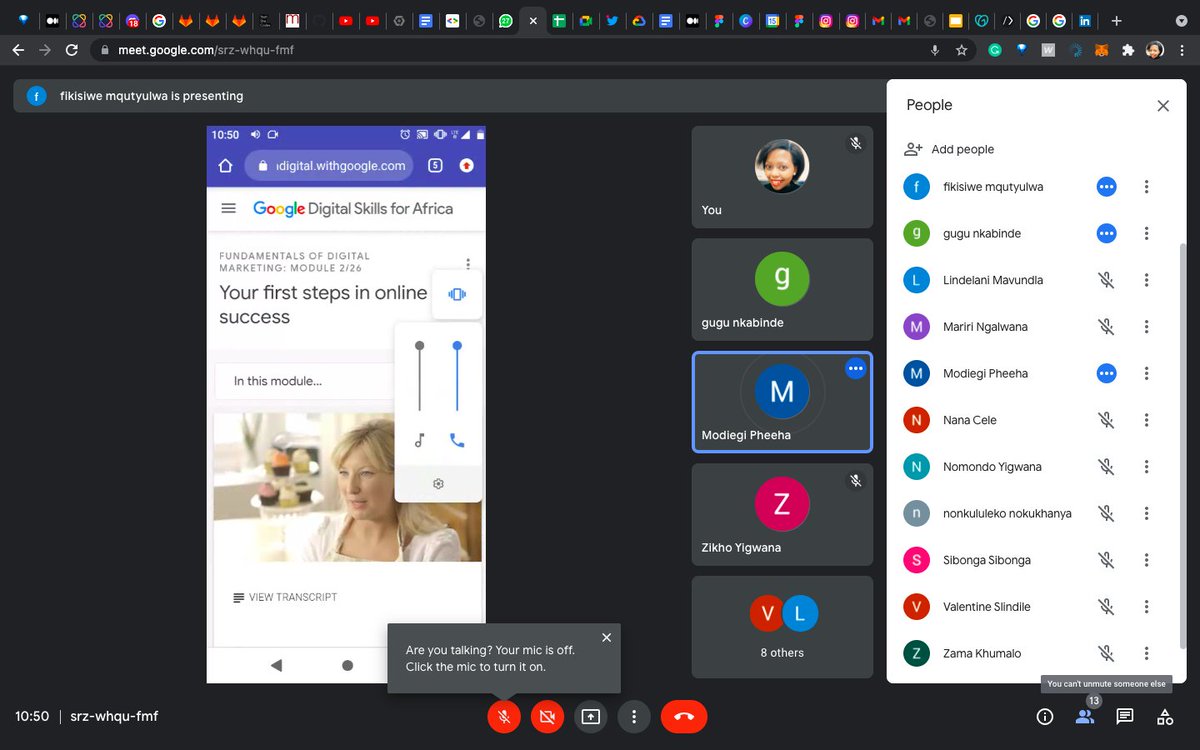 vuyo_mhlotshane's tweet image. Having a young Study Jam with the @MamasCoding ladies on @DigitalSkillsAF (Fundamentals of Digital Marketing) using their mobile phones. #GrowWithGoogle