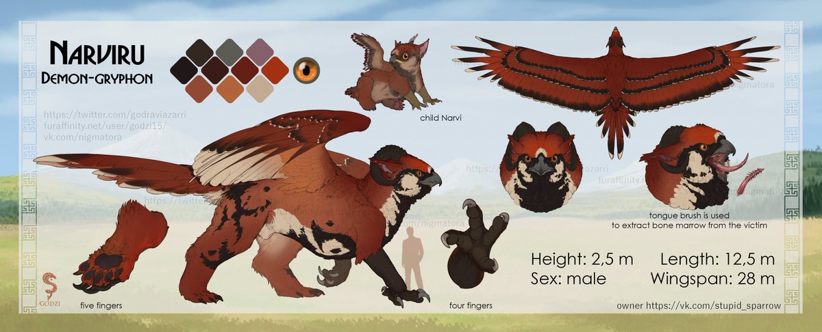 Minus debt for pretty gryphon <a href="/NarviruSparrow/">Narviru</a> :3