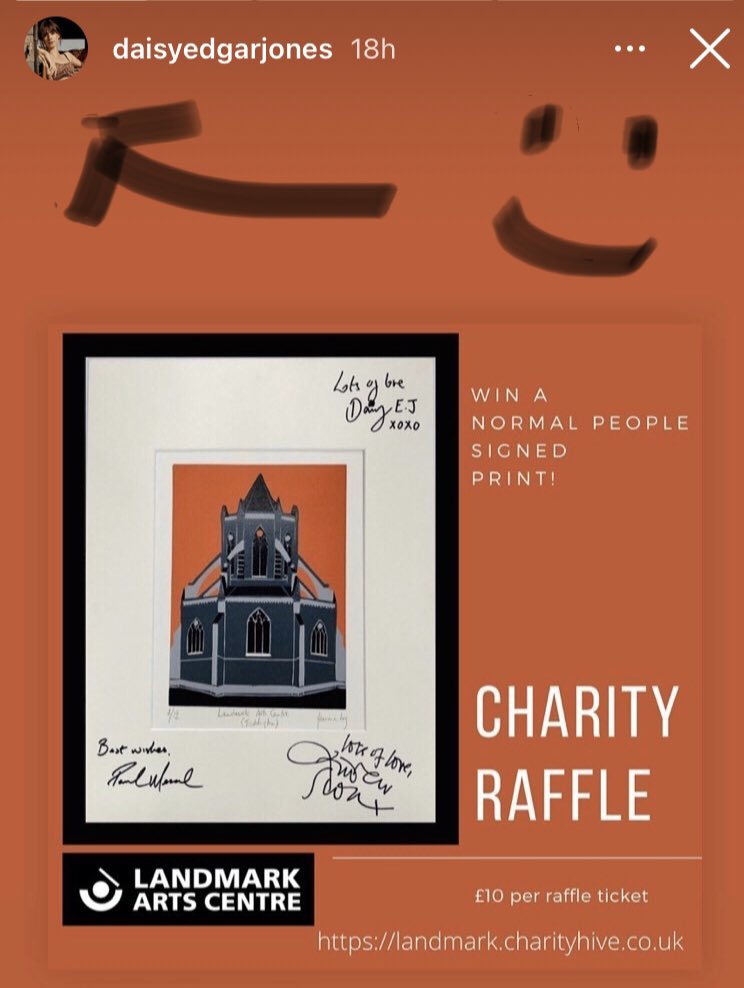 Well look who’s only just gone &amp; supported us!! Thanks <a href="/DaisyEdgarJones/">Daisy Edgar-Jones</a> it’s like you’ve sprinkled a little magic 😍  

Still 4 days to buy a ticket!  

landmark.charityhive.co.uk/raffles   
 
<a href="/TeddingtonNub/">Teddington Nub News</a> @TeddingtonLoves <a href="/mescal_paul/">Paul Mescal</a> <a href="/BBCLondonNews/">BBC London</a> <a href="/artsrichmonduk/">Arts Richmond UK</a> <a href="/RichmondComLink/">Community Engagement Team (Richmond Council)</a>