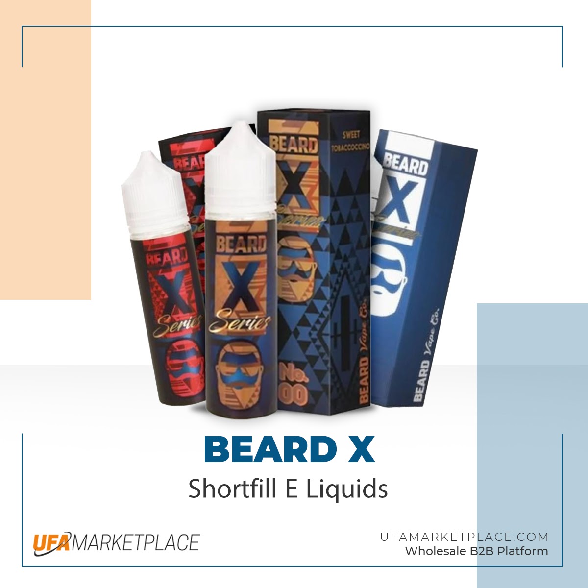 Beard X shortfill e-liquids are available at the best price on the UFA Marketplace.

Check out these succulent flavors and fill up your shops.
Visit: bit.ly/3we6XRQ
.
.
.
#UFAMarketplace #UFATrader #BEARDX #BEARDXliquids #BEARDXEliquids #b2bmarketplace #vapedistributor