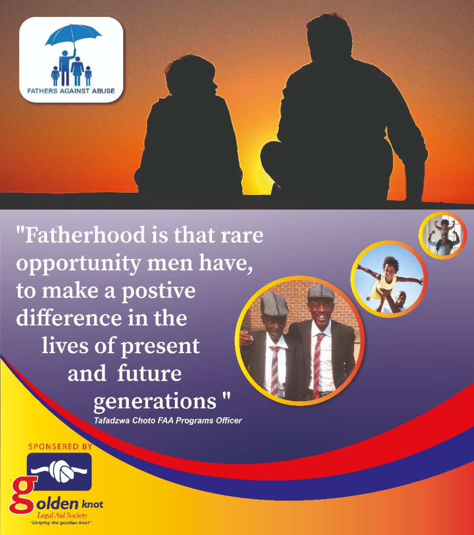 As we approach Fathers Day, here is a message for all Fathers. 
<a href="/MushunjeMildred/">Dr. Mildred Nyaungwa-Mushunje, PhD</a> <a href="/GFaithzim/">Gender and Faith network in Zimbabwe</a> <a href="/PadareMen/">Padare</a> <a href="/PachotoTribe/">Katswe Sistahood</a> <a href="/CanEmbZimbabwe/">Canada in Zimbabwe</a> <a href="/SwedeninZW/">Sweden in Zimbabwe 🇸🇪</a> <a href="/MUSASAZIM/">MUSASA</a> <a href="/SHDFZim/">SHDF Zimbabwe</a> <a href="/unwomenzw/">UN Women Zimbabwe</a> <a href="/IMUNTzw/">Imba Mukadzi Umuzi Ngumama Trust</a> @nangosouthernr1 @diamond1038FM <a href="/capitalkfm/">Capitalk100.4fm</a> <a href="/ZBCNewsonline/">ZBC News Online</a>