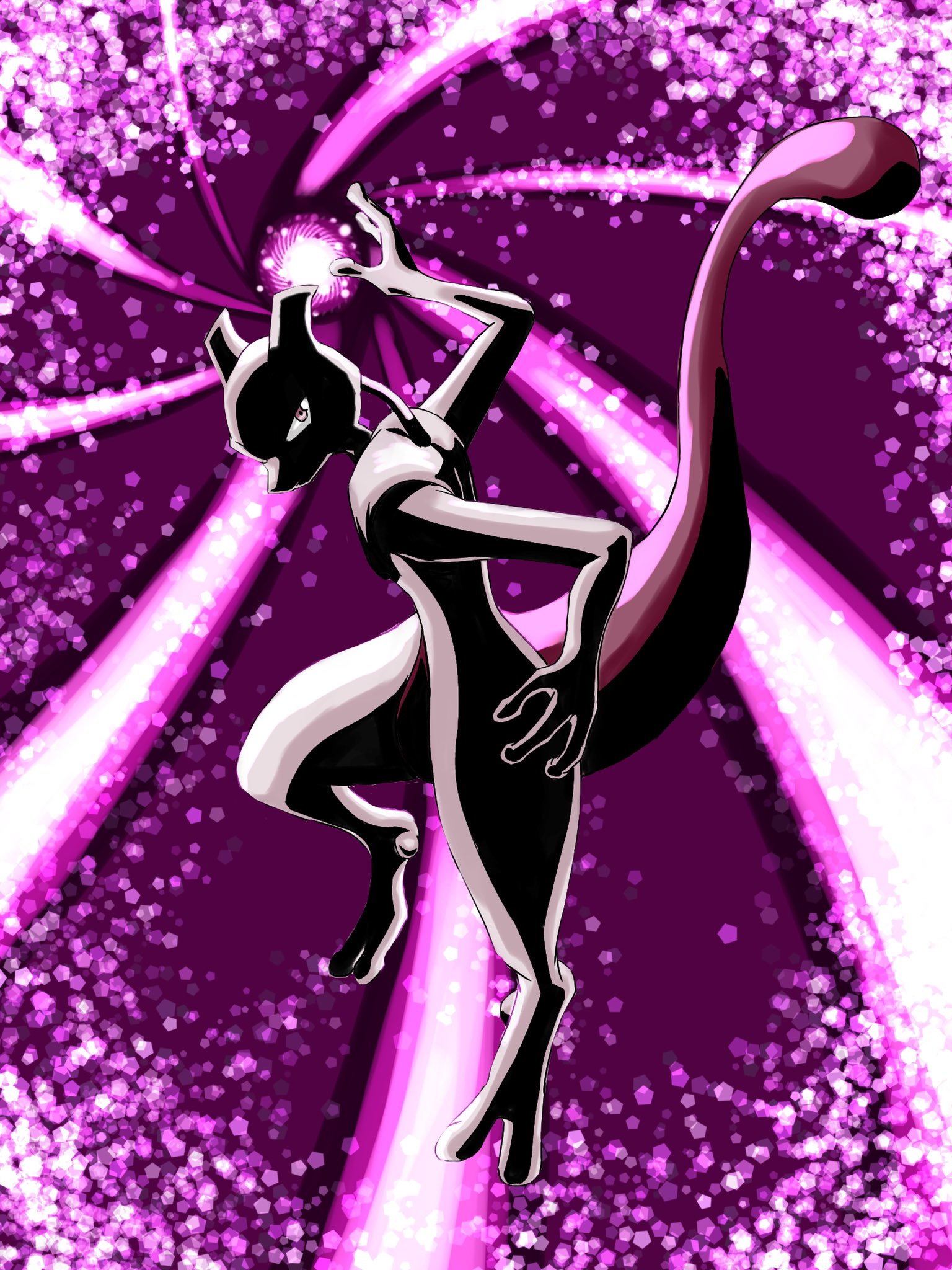 伊藤誠矢 私を生んだお前達への 逆襲だ Illustration ポケモン Pokemon ミュウツー シャドーボール Mewtwo ミュウツーの逆襲 ポケットモンスター ポケモンイラスト Pokemonillustration T Co 9yth0foelo Twitter