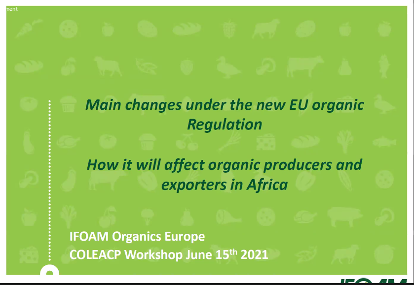 colead_link's tweet photo. #happeningnow #COLEACPworkshop on #NewEU #organic regulation
@OrganicsEurope is sharing New regulations and their implementation https://t.co/KUcUrNjBbD