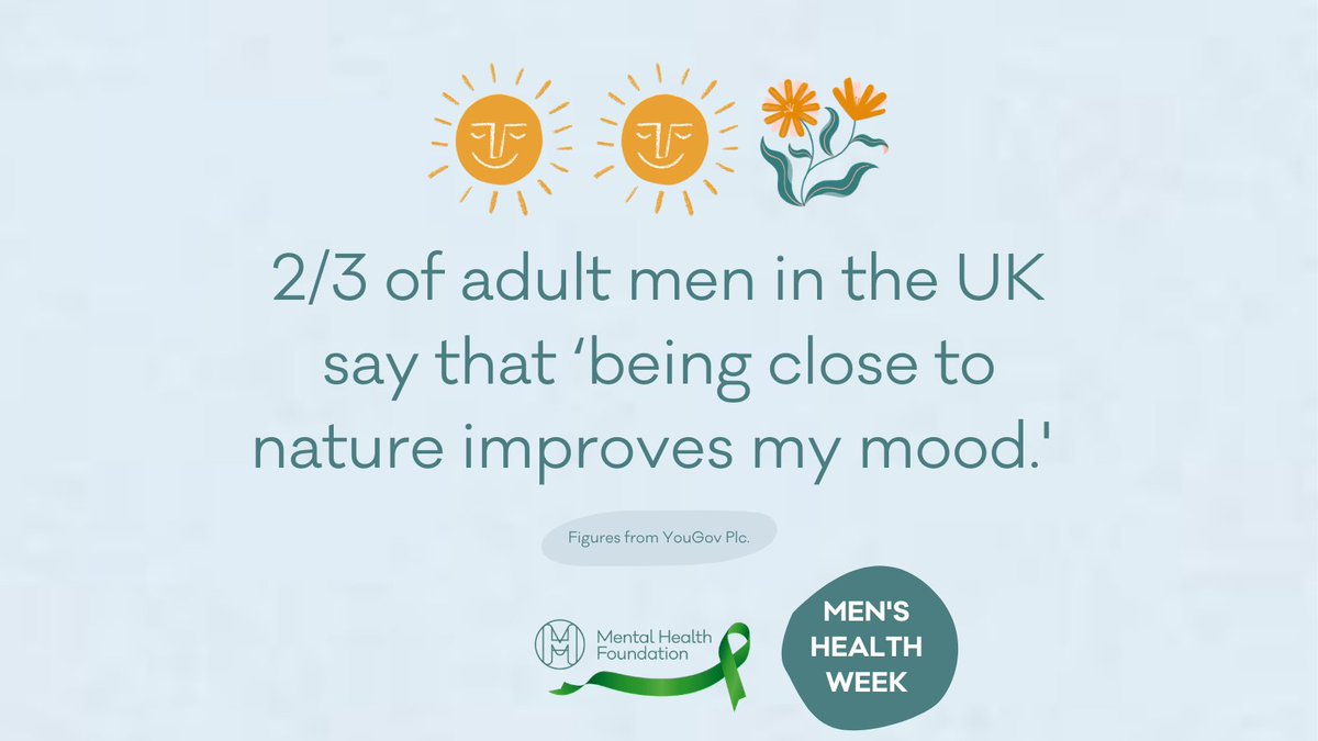 This #MensHealthWeek we want to raise awareness around the benefits of connecting with nature for men’s mental health. #ConnectWithNature