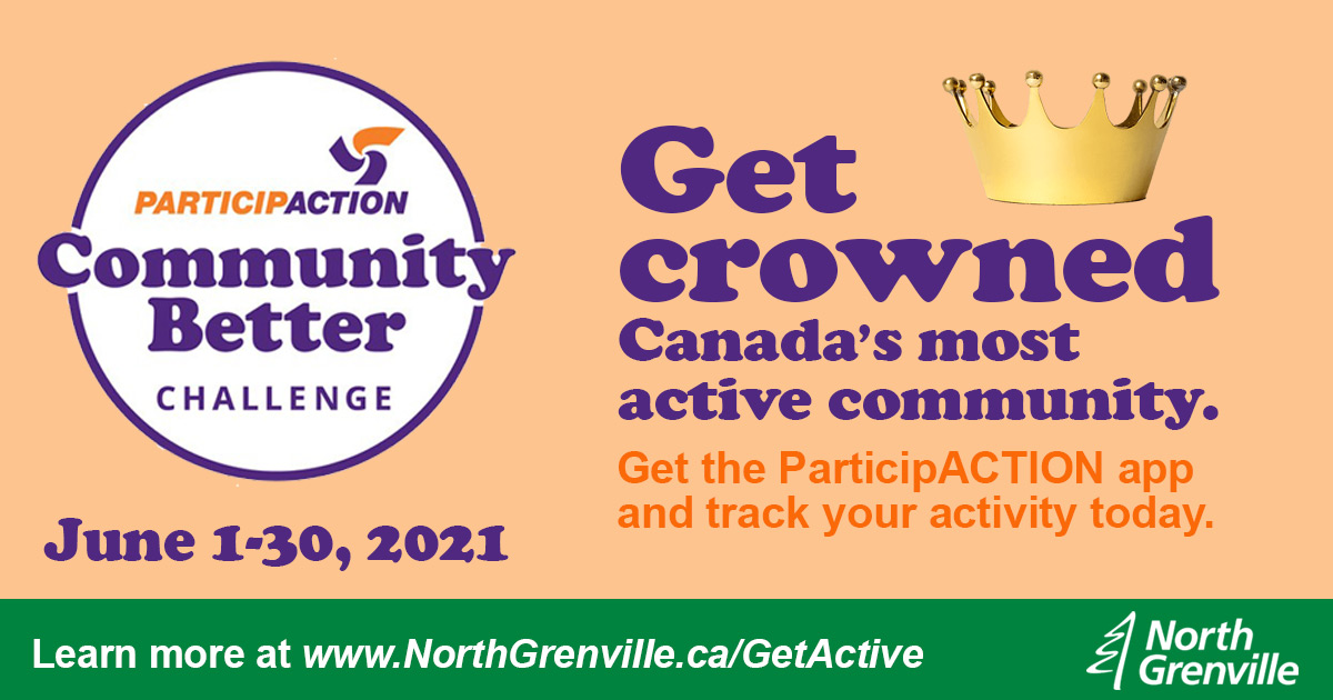 North_Grenville's tweet photo. Well #NorthGrenville we are half-way through the @ParticipACTION #CommunityBetterChallenge and continue to hold the line! We continue to be #1 in the province and country! We are Going for GOLD! 🏆 Keep on Going NG and Let's Finish STRONG! 💪  
#1 #GetActiveNG #InitToWinit https://t.co/CMPuos25j1