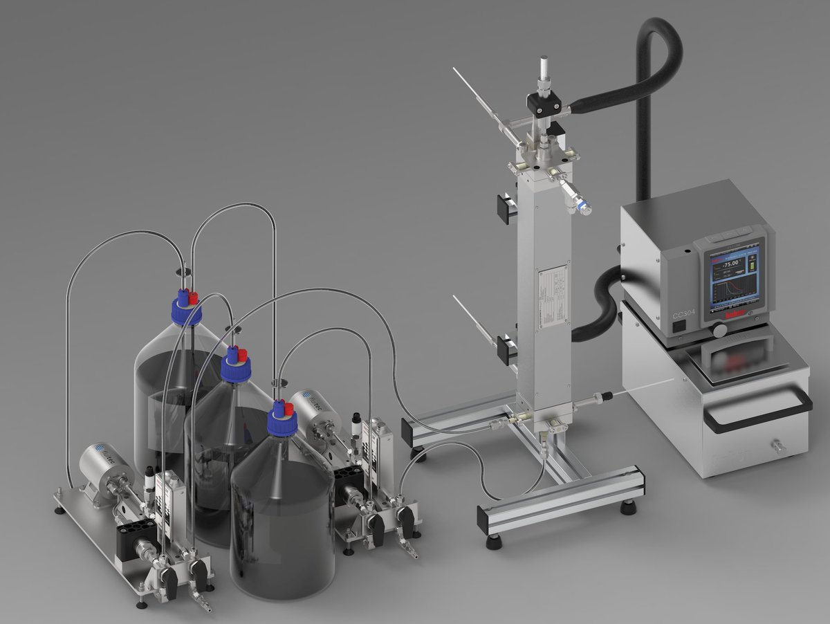 Fluitec_AG's tweet photo. Continuous flow calorimetry

A useful tool to measure the actual heat of reaction in continuous processes. 

Don't miss Alain Georg's presentation #ACHEMApulse  on 16 June 2021, 09.35

#flowchemistry #processtechnology #chemicalindustry #verfahrenstechnik #chemicalsafety https://t.co/WTOnXcRMGd