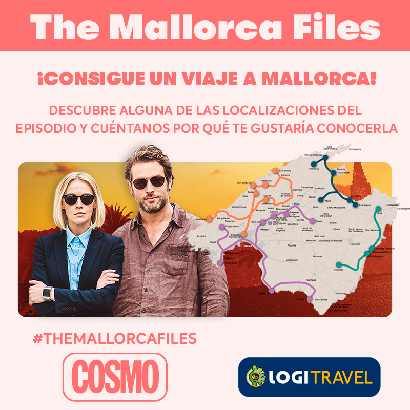 📣 ¡ESTA NOCHE en #TheMallorcaFiles podréis conseguir un viaje a Mallorca con COSMO y @logitravel! 👉 Descubre alguna localización de la isla con este mapa: bit.ly/35r55cE y comenta en directo con el hashtag (de 22:30 a 23:15h) ¡Te invitamos a vivir un verano distinto!