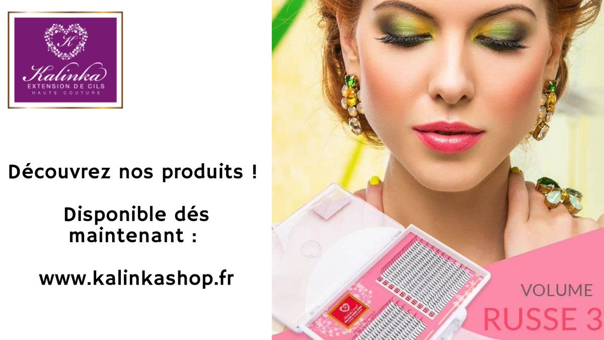 KalinkaLashes's tweet photo. 👉Découvrez nos nouveautés chez Kalinka Shop😍

👉Disponible dés maintenant sur  : 

   https://t.co/CwhzZNd3Sg

#Kalinka #cils #lashes #extensiondecils #cilsacils #beauty #lash #extensionsdecils #extensions  #volumerusse #lashextensions #eyelashes https://t.co/YvAEKL8kS4