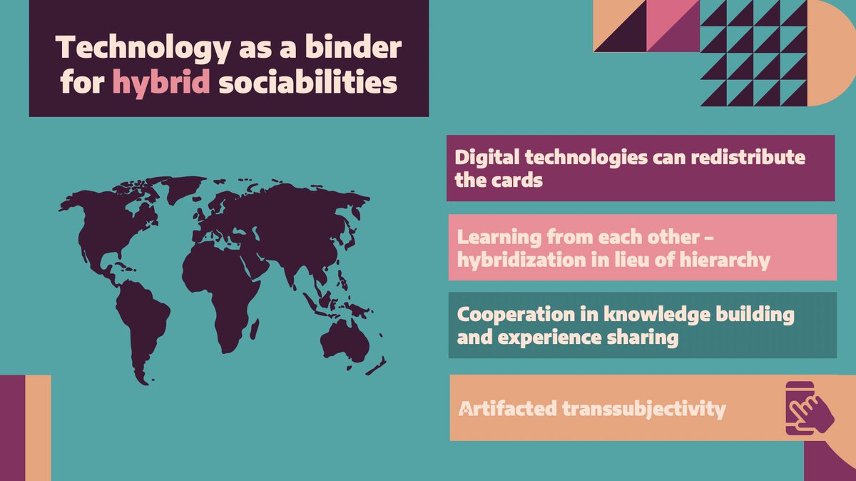 samiraibnelkaid's tweet photo. 12/12 Okay, #SoWhat?
If technologies can constitute a binder for #HybridSociabilities, then it’s of paramount importance to develop & nurture a #TechnobodilyLiteracy fighting exclusion & co-shaping #HumaneTechnologyUse
#GenZ_Oulu #EMCA #Inclusion #HTU
#YouGotThroughTheEnd🎉 https://t.co/PE8I50Ncd2