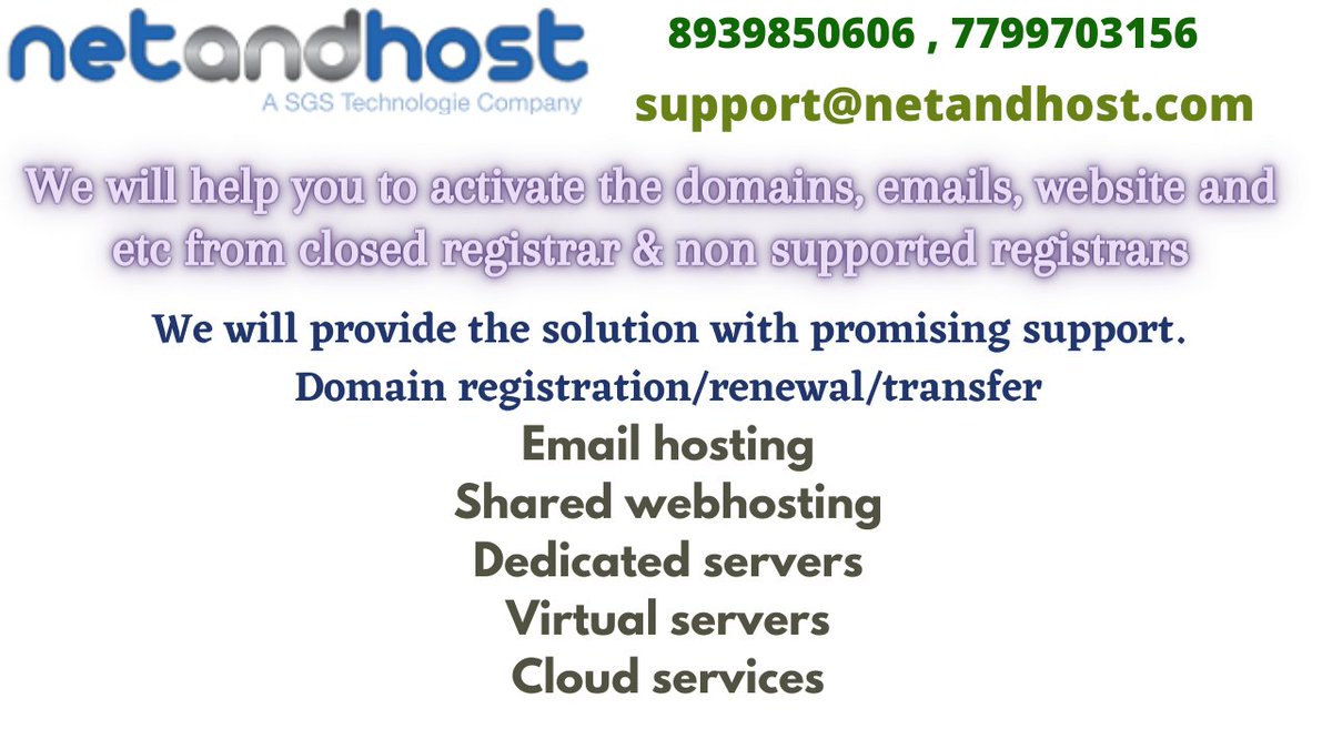 NetandHost_Live's tweet photo. https://t.co/pv2NzeVjNo