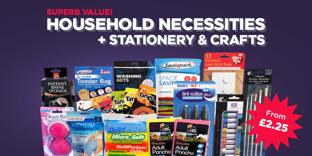 7dayshop's tweet photo. 🏡 Super Value Household Nescessities plus Stationery and Crafts - Vacuum Bags, Laundry Nets, Sticky Pads and many more handy home nescessities and crafts - From Only £2.25 - Order Now > https://t.co/83ojZWotsX https://t.co/SRhngah9XI