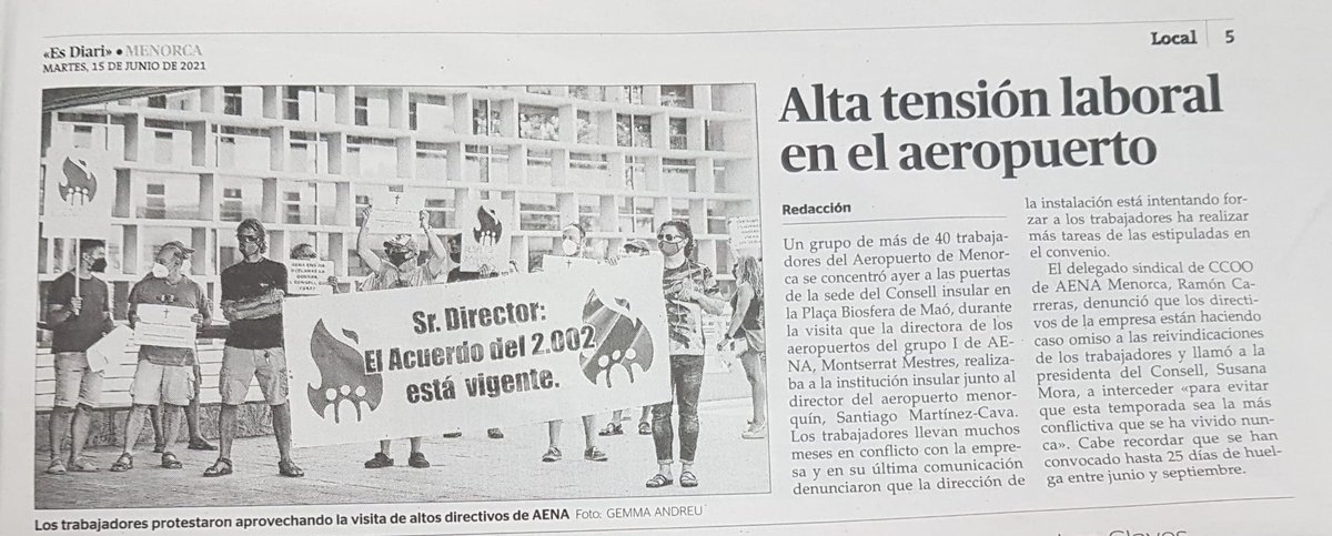 AenaLucha's tweet photo. Ayer. Donde había que estar.@AenaLucha https://t.co/dJPR7U34fU