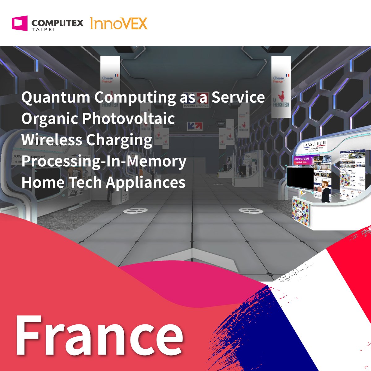 computex_taipei's tweet photo. 💥 InnoVEX💥
#InnoVEXVirtual hosts startups from 21 countries, including National and Featured Pavilions organized by France, Korea, Netherlands, EBRD, TAcc+ and TYC.
👉 Visits Now at: https://t.co/rWGlIgkeIt https://t.co/XhnmIZSpSs