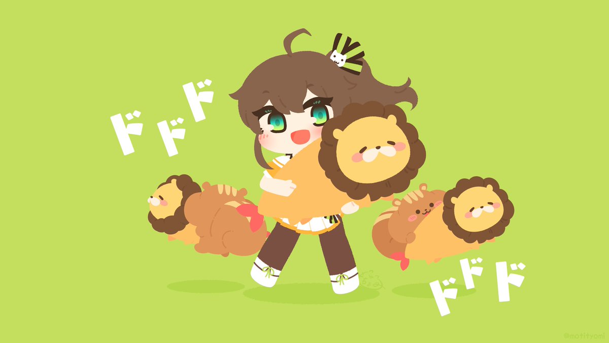 みんな えびふらいおんは持ったな 行くぞォ 祭絵 もちょみ のイラスト