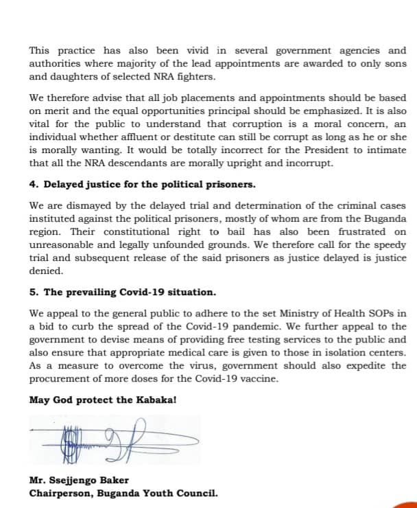 BugandaKingdom_'s tweet photo. Abavubuka ba Buganda avuddeyo ku nsonga eziruma abantu ba Kabaka.
Bawadde ku ttaka lya mailo bweririna okukwatibwa #BugandaUpdates https://t.co/ckTNJAxDqf