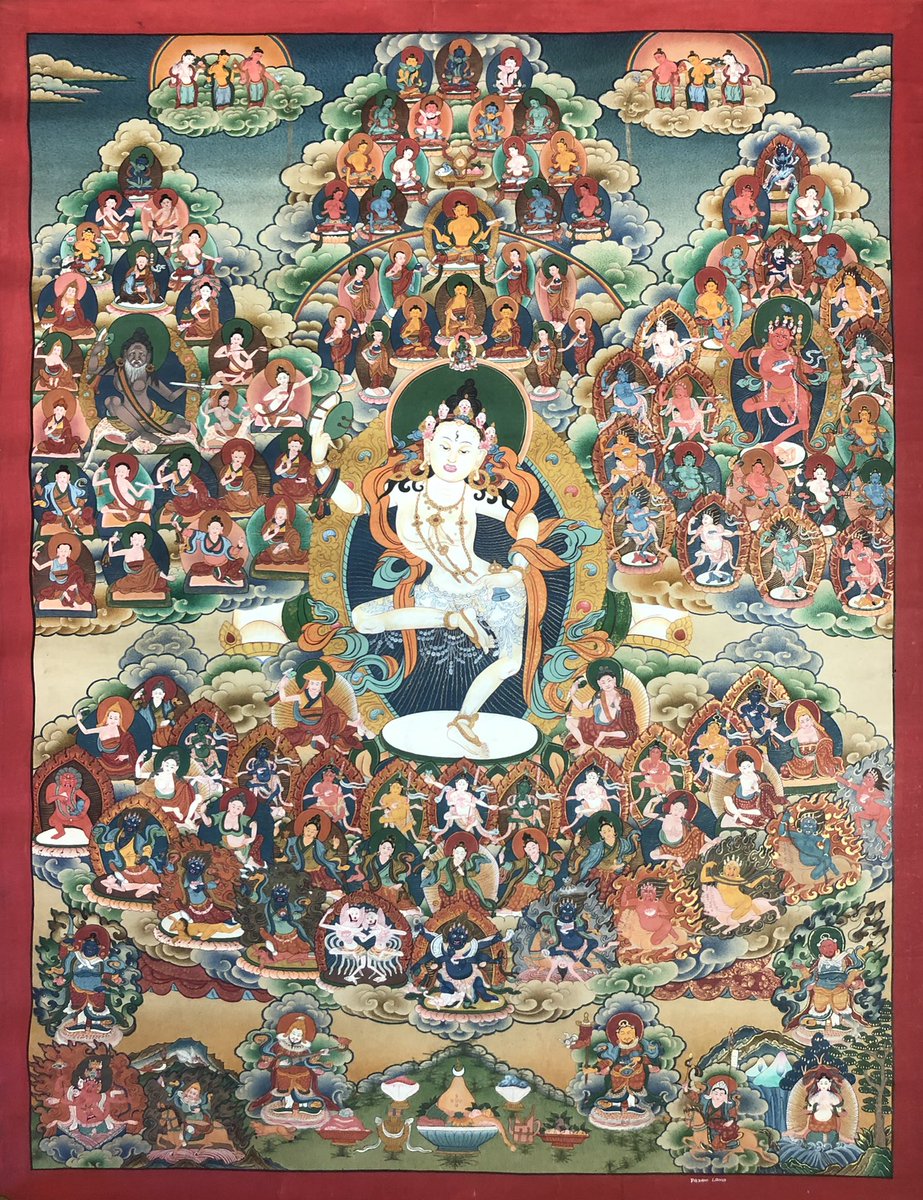 lama_thanka's tweet photo. Machig Labdron
#Himalayan #Tradition #chod #buddhist #mother #dakini #vajrayogini #Machig #Labdron #thangka #thankapainting #lamathankapaintingschool #wisdom https://t.co/zlV8dbSlkb