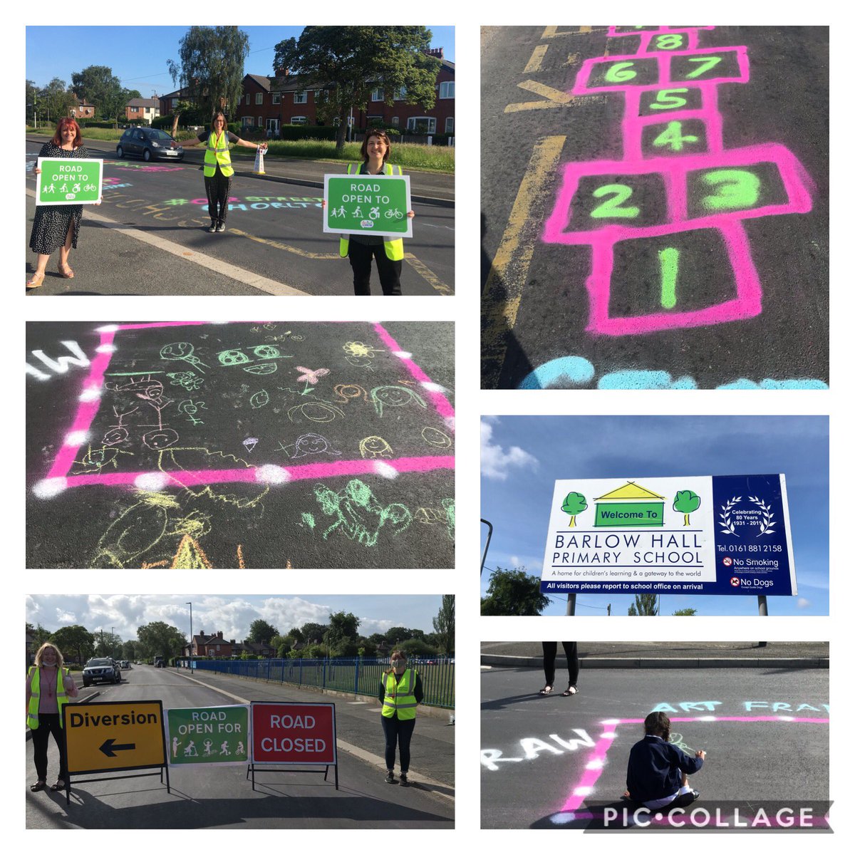 Great to join #schoolstreets at Barlow Hall Primary this morning. Thanks <a href="/OurChorlton/">Our Streets Chorlton</a> <a href="/SustransNorth/">Sustrans North</a> <a href="/ManCityCouncil/">Manchester City Council</a> &amp; school staff for making it happen. Hopefully many more to come. Lots of ☀️ &amp; fun 🤩 🛴 🚲