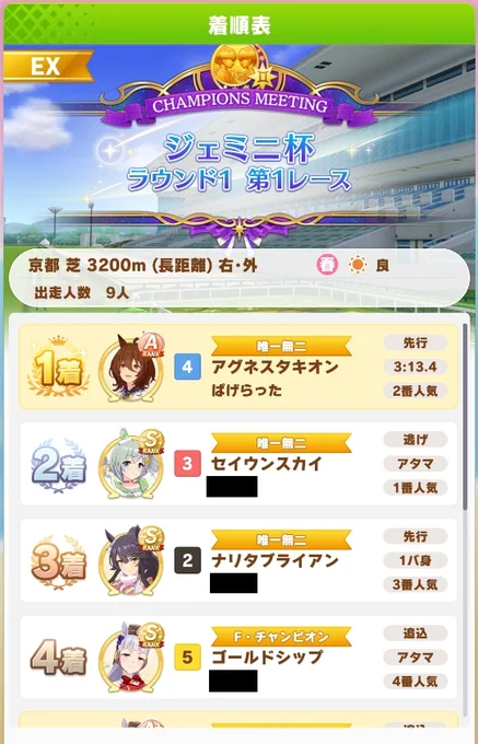 なんらかの不正をしたとしか思えないタキオン 