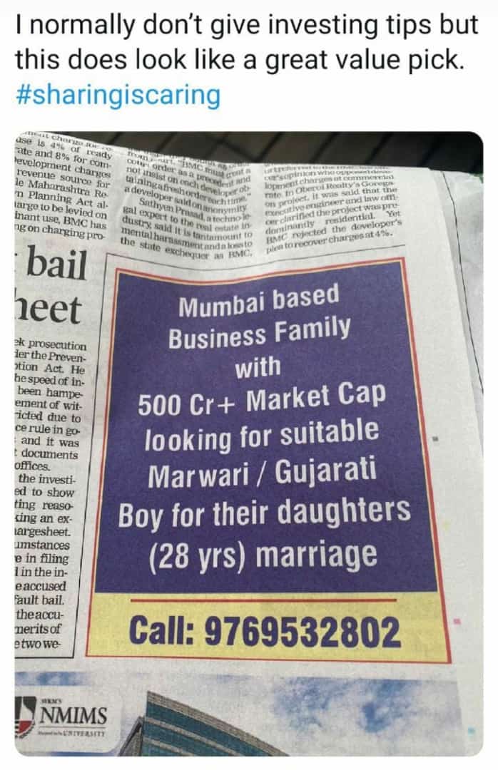 rachanavaidya_'s tweet image. Value Pick 🤦‍♀️