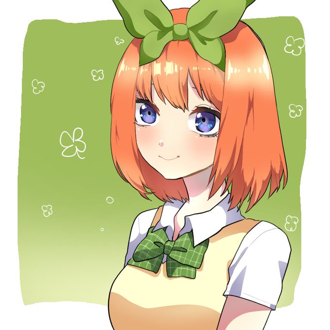 はなさんがTwitterに投稿した中野四葉(五等分の花嫁)のイラスト。