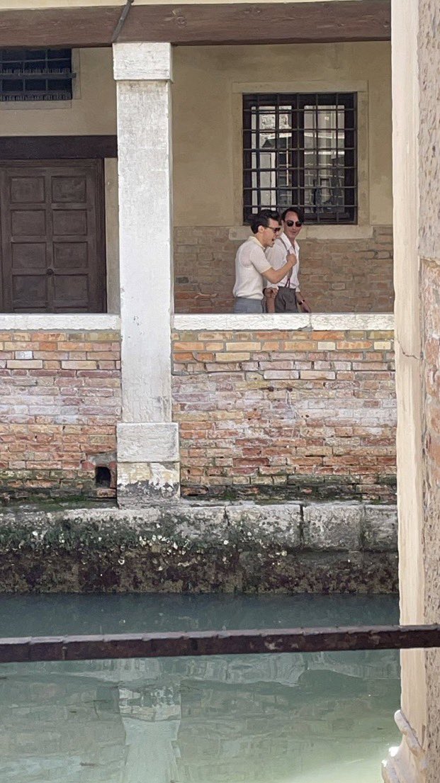 Tom and Patrick on holiday