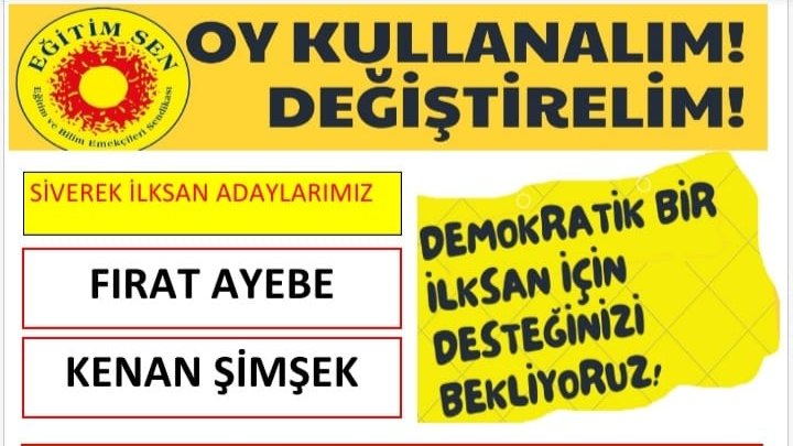 #ilksan #Siverek  #EğitimSen  #ilksan <a href="/siverekmem63/">Siverek İlçe MEM</a>  <a href="/olukluokul/">SİVEREK OLUKLU İLK/ORTAOKULU</a>  <a href="/UzunziyaretI/">Siverek Uzunziyaret İlkokulu</a> <a href="/YeditasO/">Yeditaş İlk-Ortaokulu</a>
<a href="/egricay_ioo/">Eğriçay Ercan Koşan İlk/Ortaokulu</a> <a href="/avci_ioo63/">Şehit Ramazan Avcı İlk/Ortaokulu</a> <a href="/ilerilkortaokul/">Siverek İleri İlk/Ortaokulu</a>
<a href="/cevirmeokul/">ÇEVİRME İLKOKULU VE İHO</a> <a href="/UzunziyaretI/">Siverek Uzunziyaret İlkokulu</a> @konurtepeilkor1
<a href="/divanokulu/">Divan İlk/Ortaokulu</a> <a href="/dalkayaioo/">Dalkaya İlkokulu & Ortaokulu</a> <a href="/Besyamacilkokul/">Beşyamaç İlk/Ortaokulu</a> <a href="/YeditasO/">Yeditaş İlk-Ortaokulu</a> <a href="/egricay_ioo/">Eğriçay Ercan Koşan İlk/Ortaokulu</a> <a href="/SiverekUstuntas/">Siverek Üstüntaş İlk/Ortaokulu</a> <a href="/ihogedik/">GEDİK İLK/ORTA İHO</a>