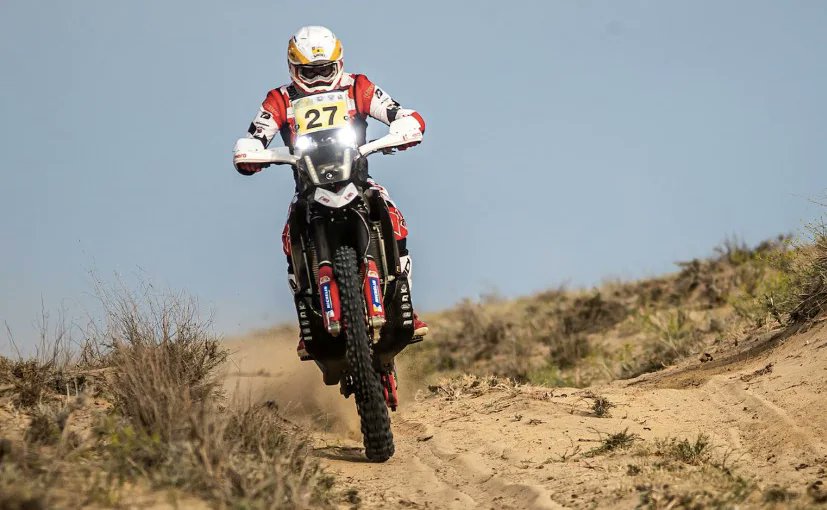 Joaquim Rodrigues went on to win the fifth stage and finished seventh overall, Franco Caimi claimed 8th with Sebastian Buhler placed 9th in the overall rankings of the #KazakhstanRally. @hero_motosports 

Here's how the Stage 5 unfolded:
carandbike.com/news/kazakhsta…