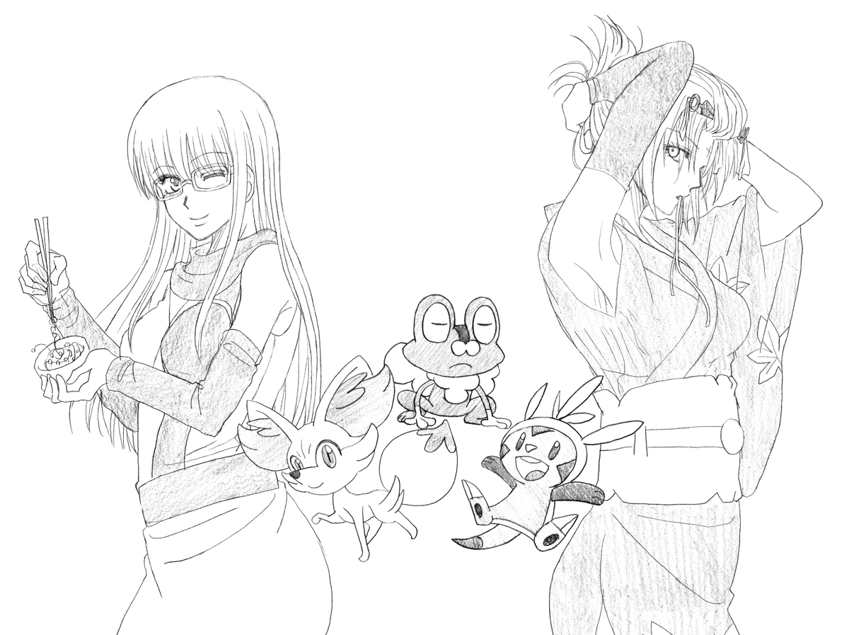 かずは 銀魂 でさっちゃん 月詠さん ポケモン でフォッコ ケロマツ ハリマロン 御三家描けた ところで 緊急事態宣言で週末本屋さんが閉まって買えなかったテレビライフがようやく買えたんですが 宮下草薙の不毛なやりとり 神回なんじゃ 宮下