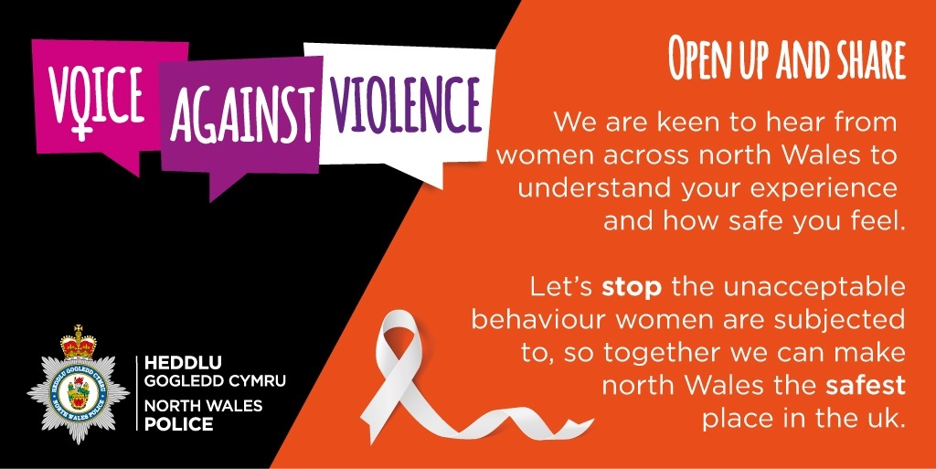 NWPolice's tweet image. We want to understand the current personal safety concerns of women across the region to help shape our future approach to women’s safety in north Wales. Help to make north Wales the safest place by sharing your views 👉 orlo.uk/i1fqu

#VoiceAgainstViolence