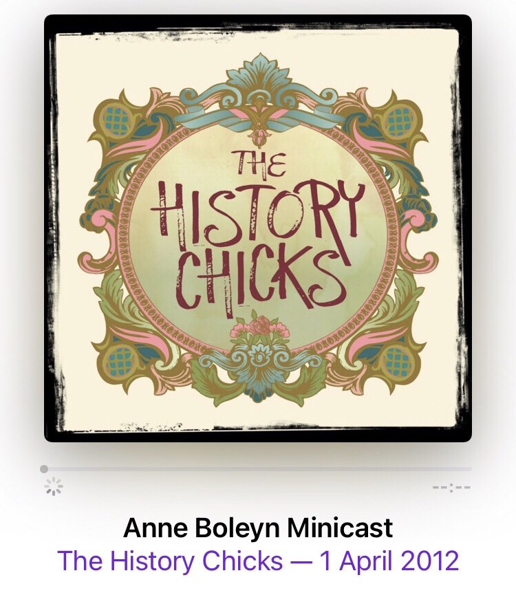 BullersHistory's tweet photo. While you’re enjoying the weather this week, why not listen to a History podcast? This week’s recommendation is @Thehistorychix. Lots of episodes but this one focuses on Henry VIII’s ill-fated wife - Anne Boleyn. https://t.co/qJOPeoedRd