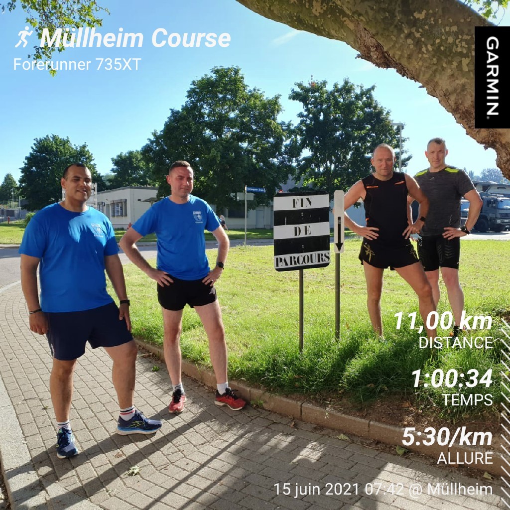 DFBrigade's tweet photo. Et on ajoute 45Km #PourNosBlesses ! #CohesionDefense #AvecNosBlesses #DFBrigade #Muellheim #BadenWuerttemberg https://t.co/7UpRCU47r0
