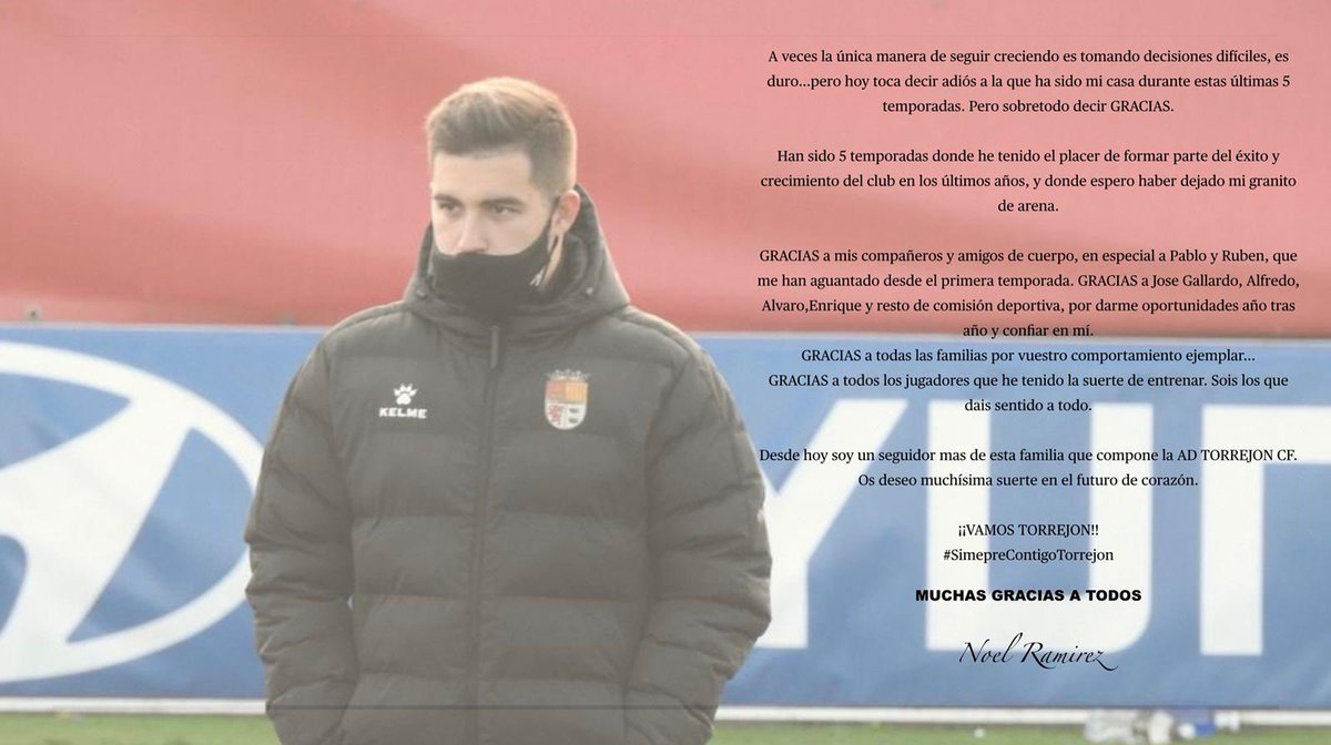 Noel6Ramirez's tweet photo. Gracias ❤️ @AdTorrejoncf https://t.co/viQgmgeLiA