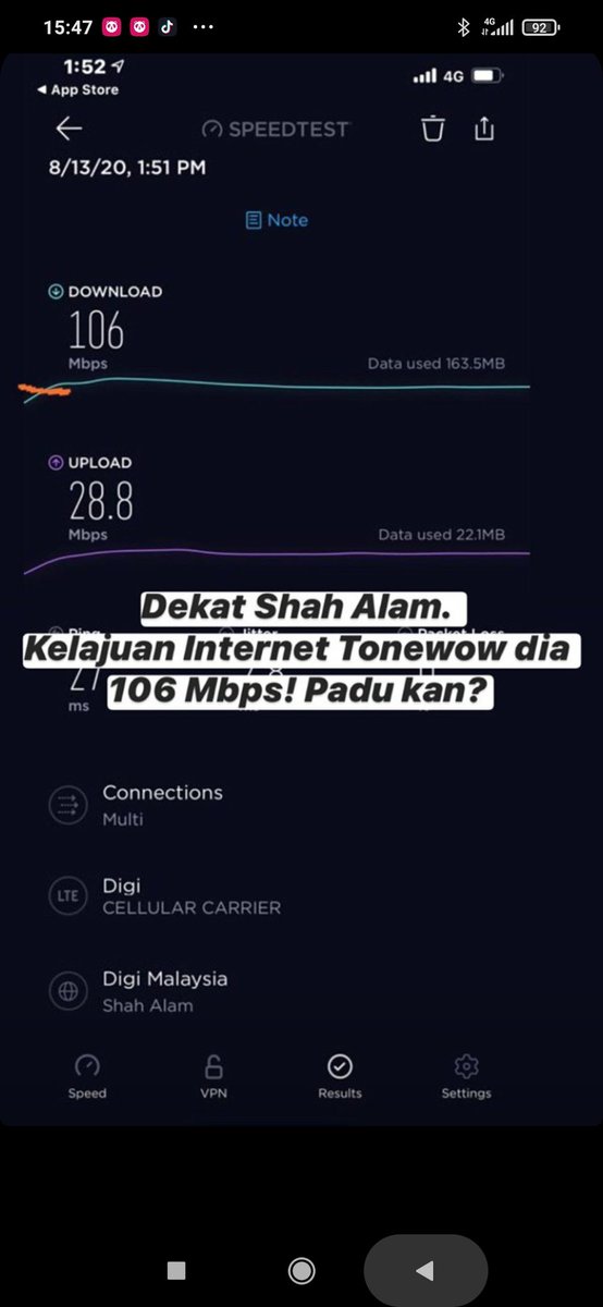 Abyieee2's tweet photo. FEEDBACK kelajuan simkad tonewow di kawasan stiap negeri
#tonewow #simkadviral https://t.co/ErkcIZmvoL