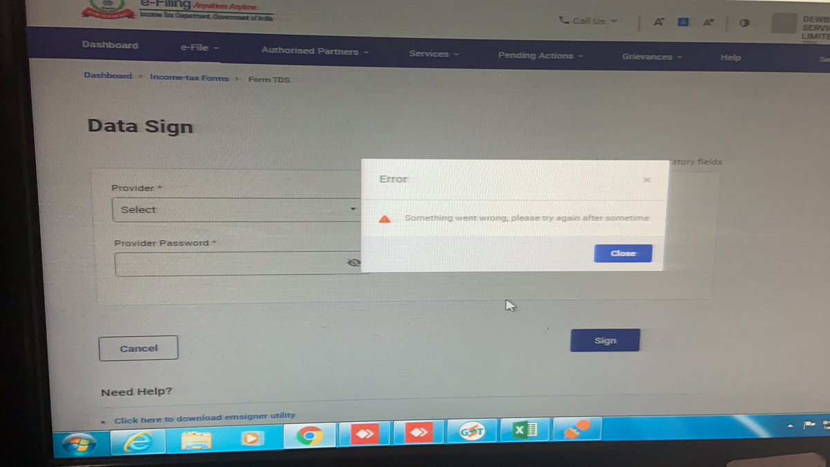 CAMayankGoyal's tweet photo. Facing problem in DSc attachment. Pls help!! @IncomeTaxIndia @Infosys @FinMinIndia site is also very slow https://t.co/5dXVNLAZmb